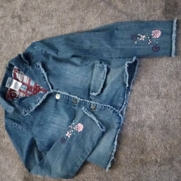 Y2K Stuff by Hilary Duff embellished jean jacket - Picture 1 of 11